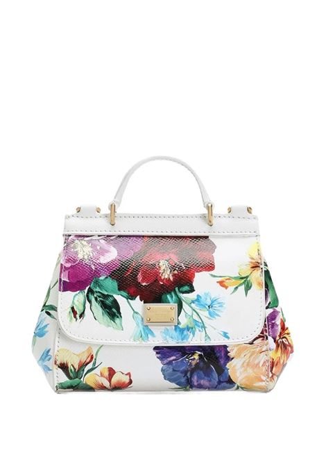 Borsa Mini Sicily Bianca Con Stampa Floreale DOLCE & GABBANA KIDS | EB0003-AB163HA5PC